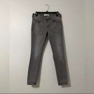 Men's PacSun Dark Grey Skinny-Jeans (28×30)